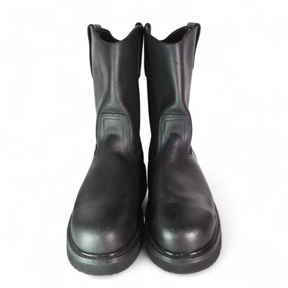 Original Michel Grasso Mil Rayas Work Boots with Steel Helmet Black Men's 9 - Picture 3 of 10